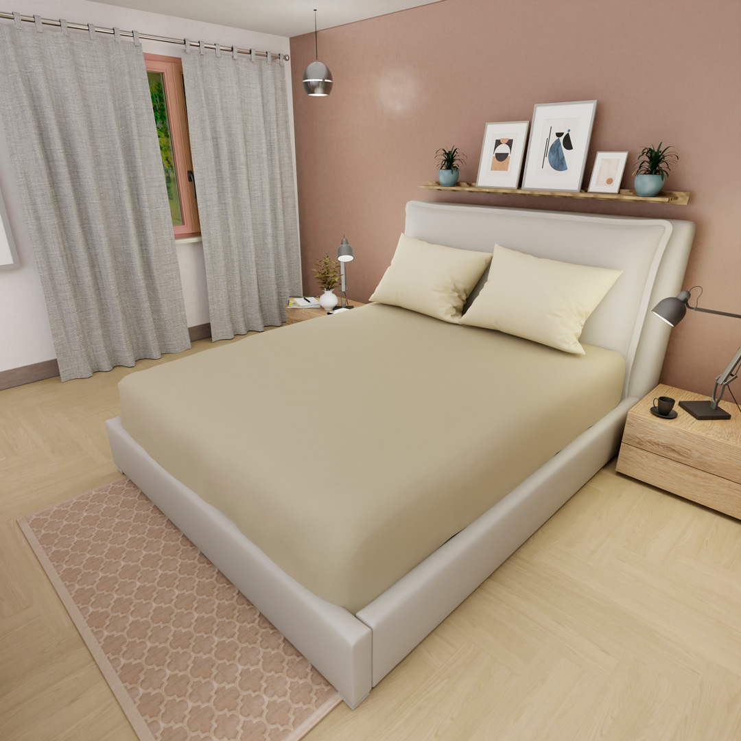 Sabana Ajustable Línea Básica Amarillo