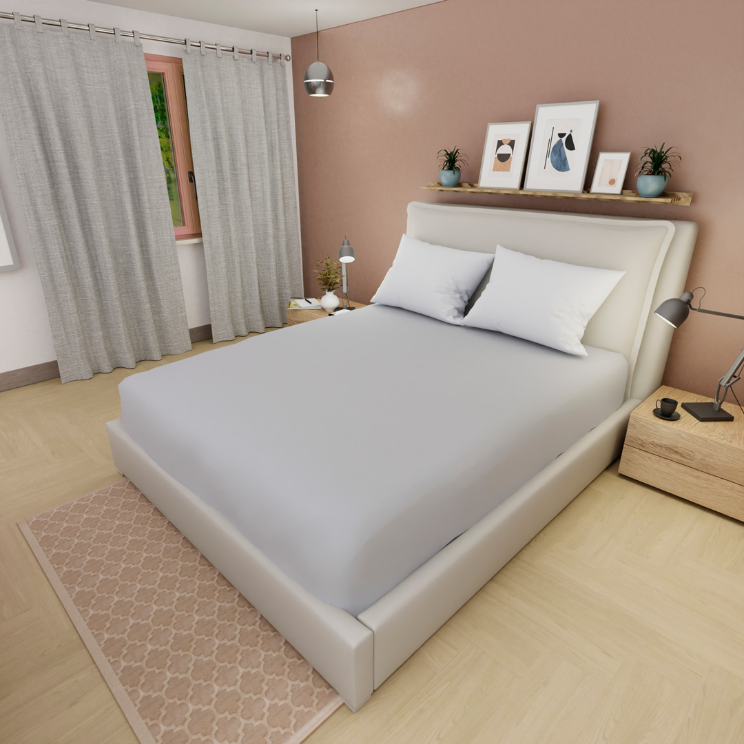 Sabana Ajustable Línea Básica Blanco