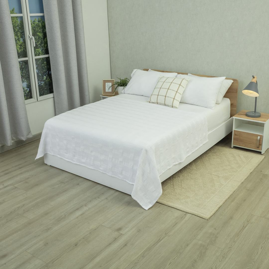 Sobrecama Elegant Blanco