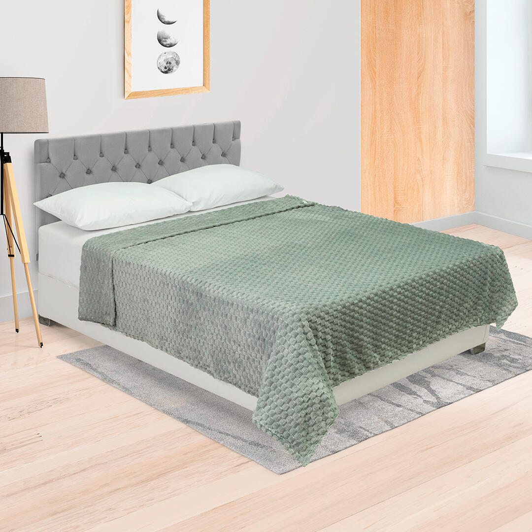 COBIJA TEXTURE 350 GR GRIS CLARO 