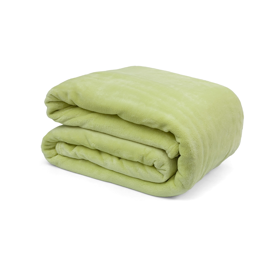 Cobija Piel De Durazno Verde