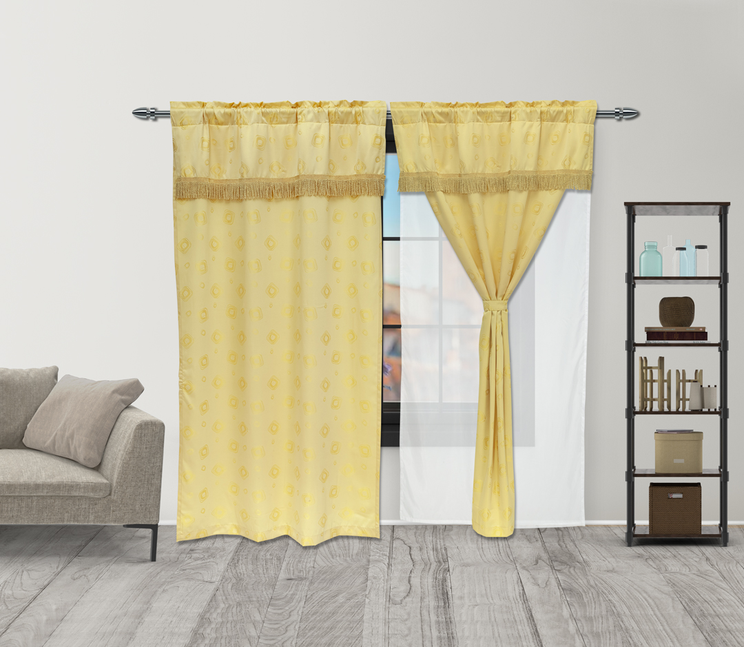 Cortina Fleco Grueso  Camel