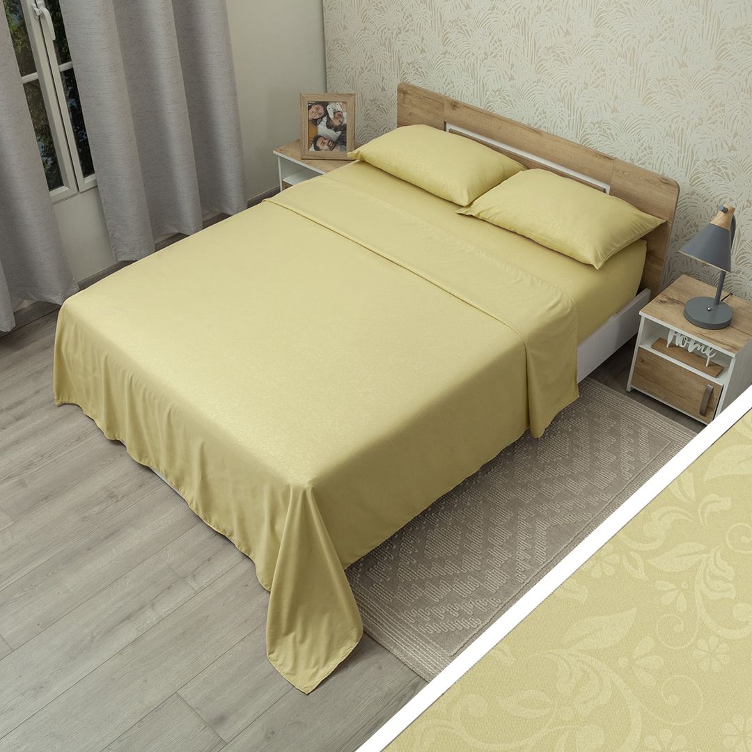 Juego De Sábana Monet Relieve Almendra