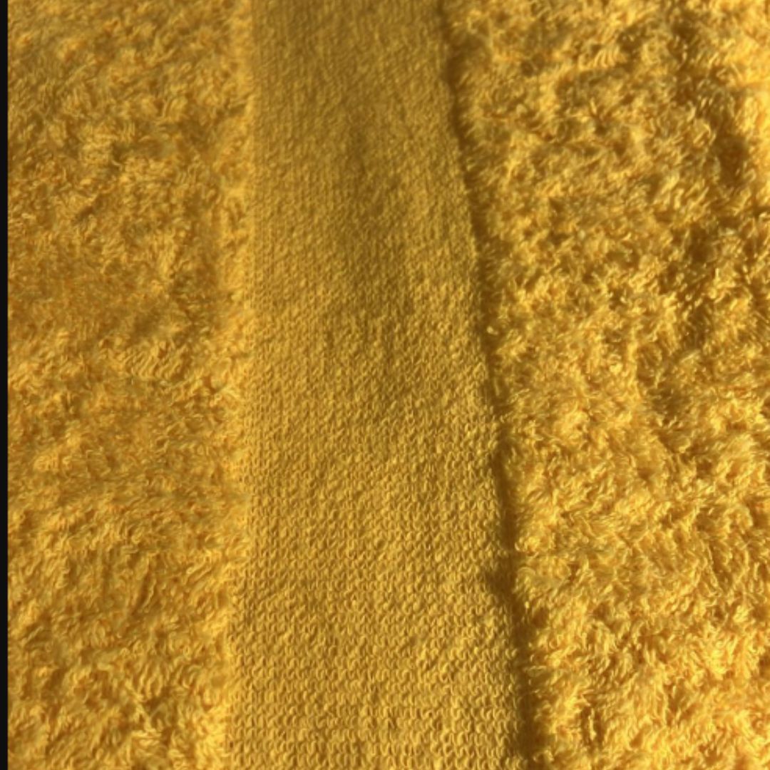 Toalla lisa Miratex  0.50 x 1.00  Amarilla