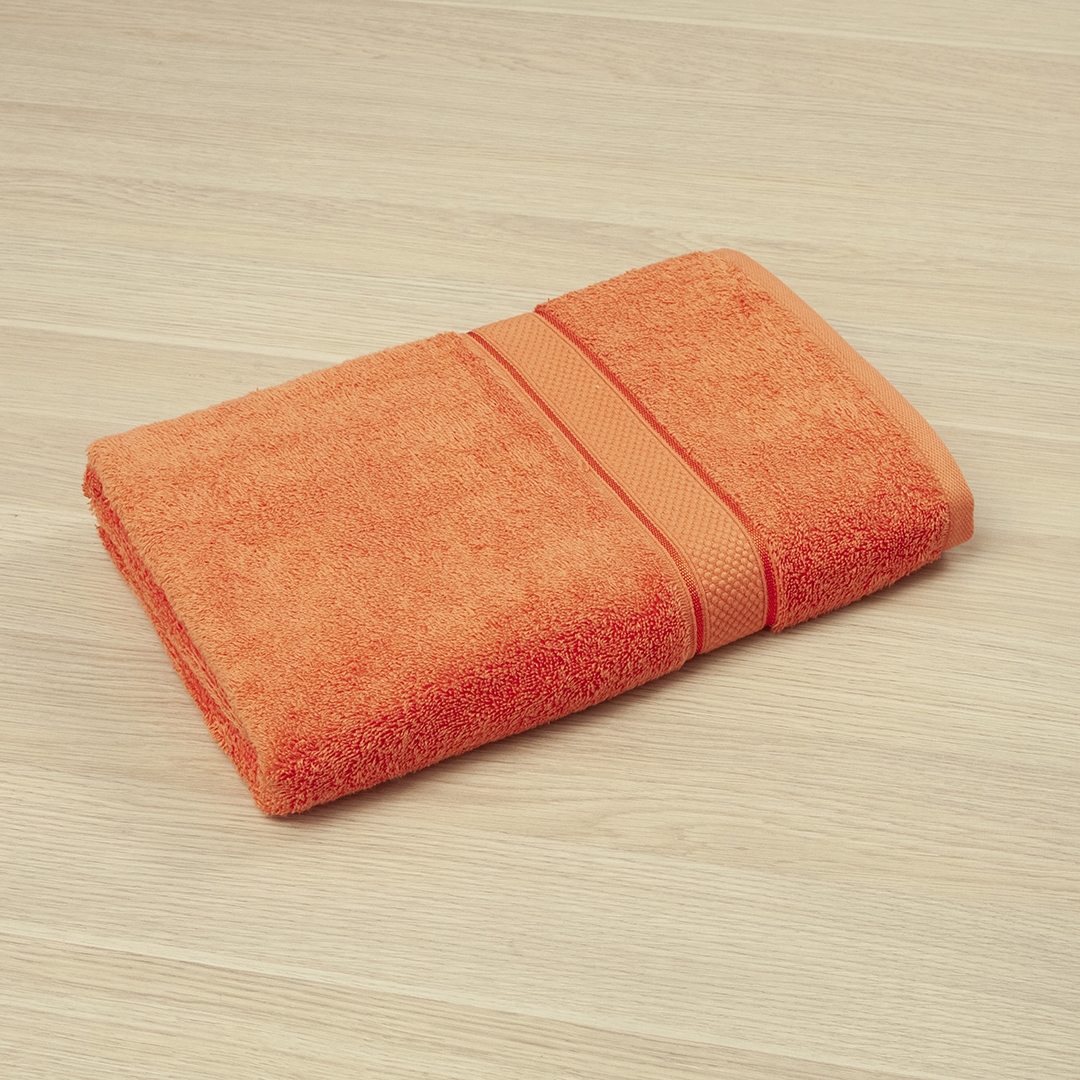 Toalla Premium Naranja 550 Gr 70X140 Absorbente