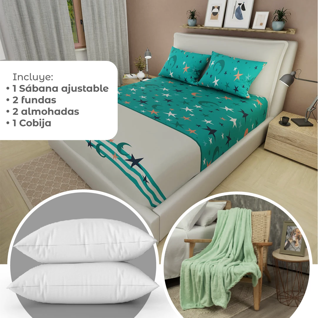 Combos Súper Confort Aguamarina