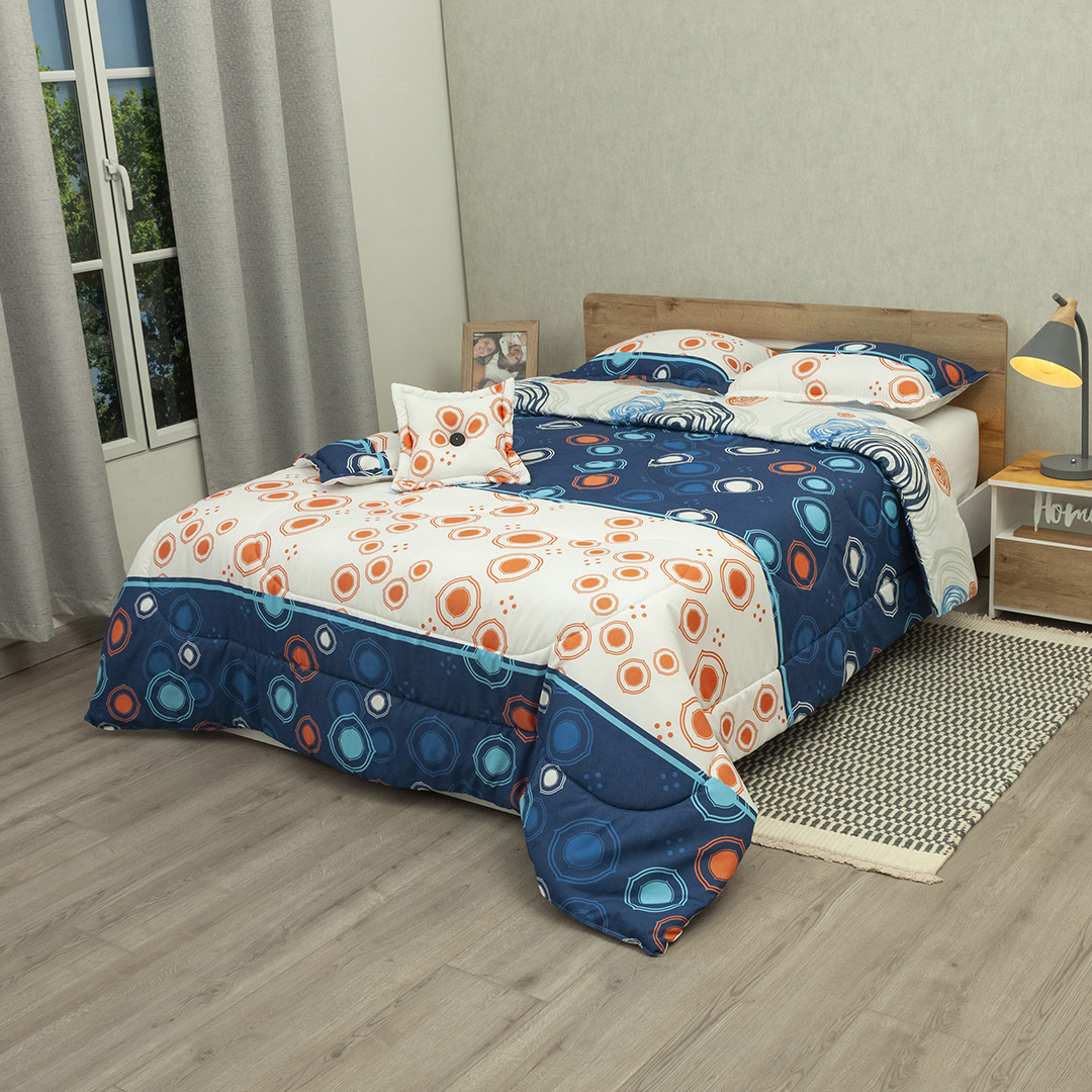 Cubrelecho Super Acolchado Órbita Nocturna