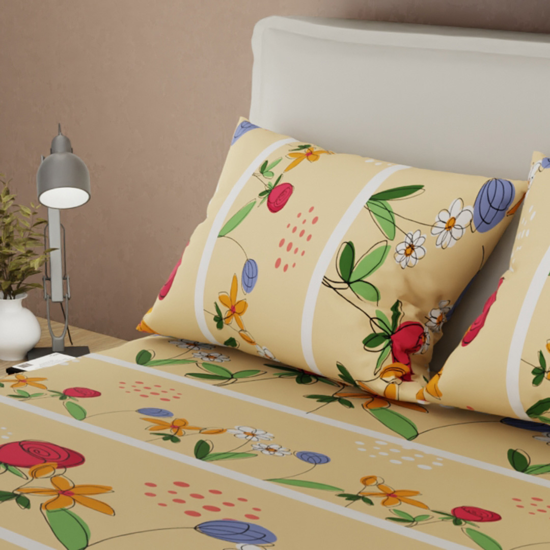 Sábana Ajustable Alegoría Floral