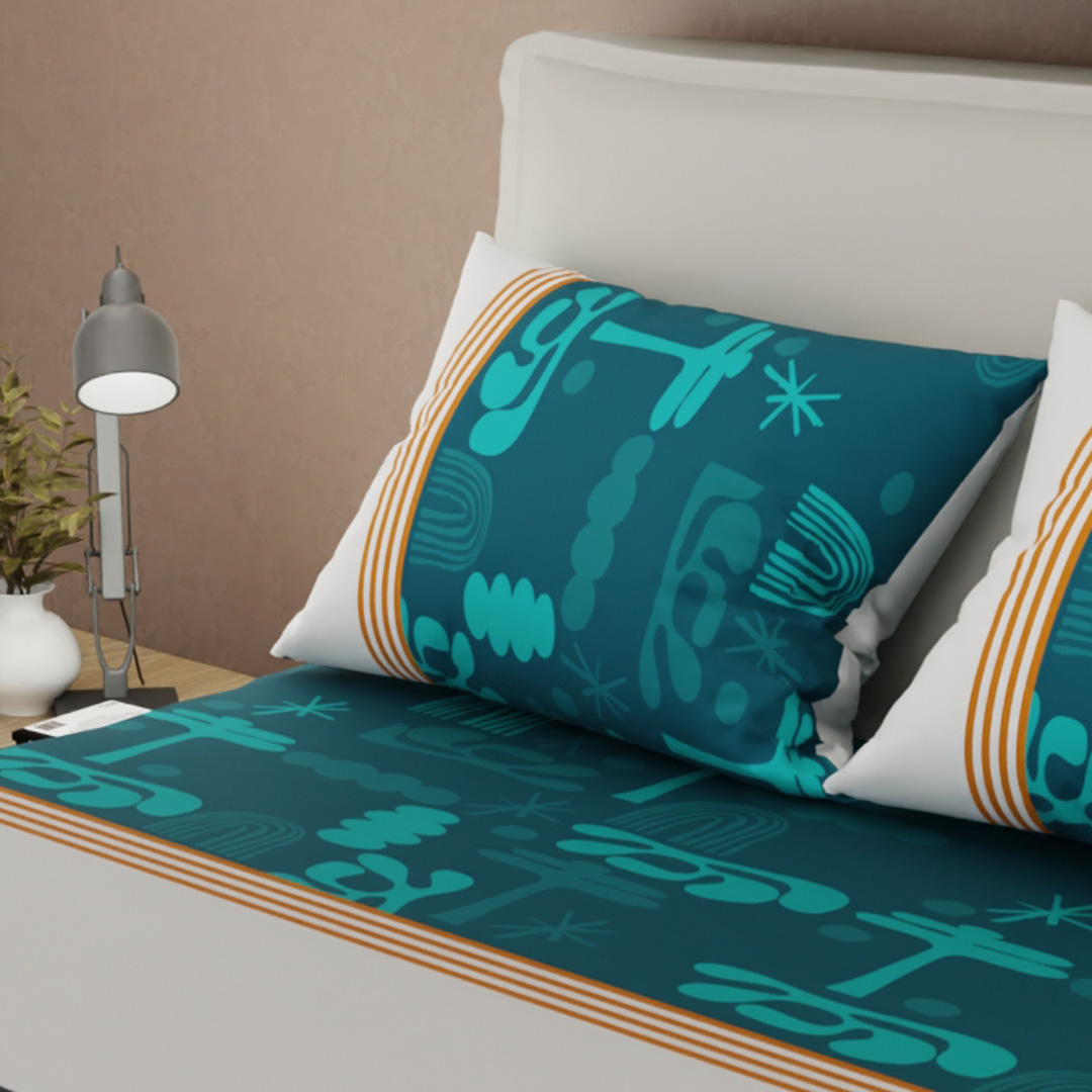 Sábana Ajustable Símbolos del Cielo