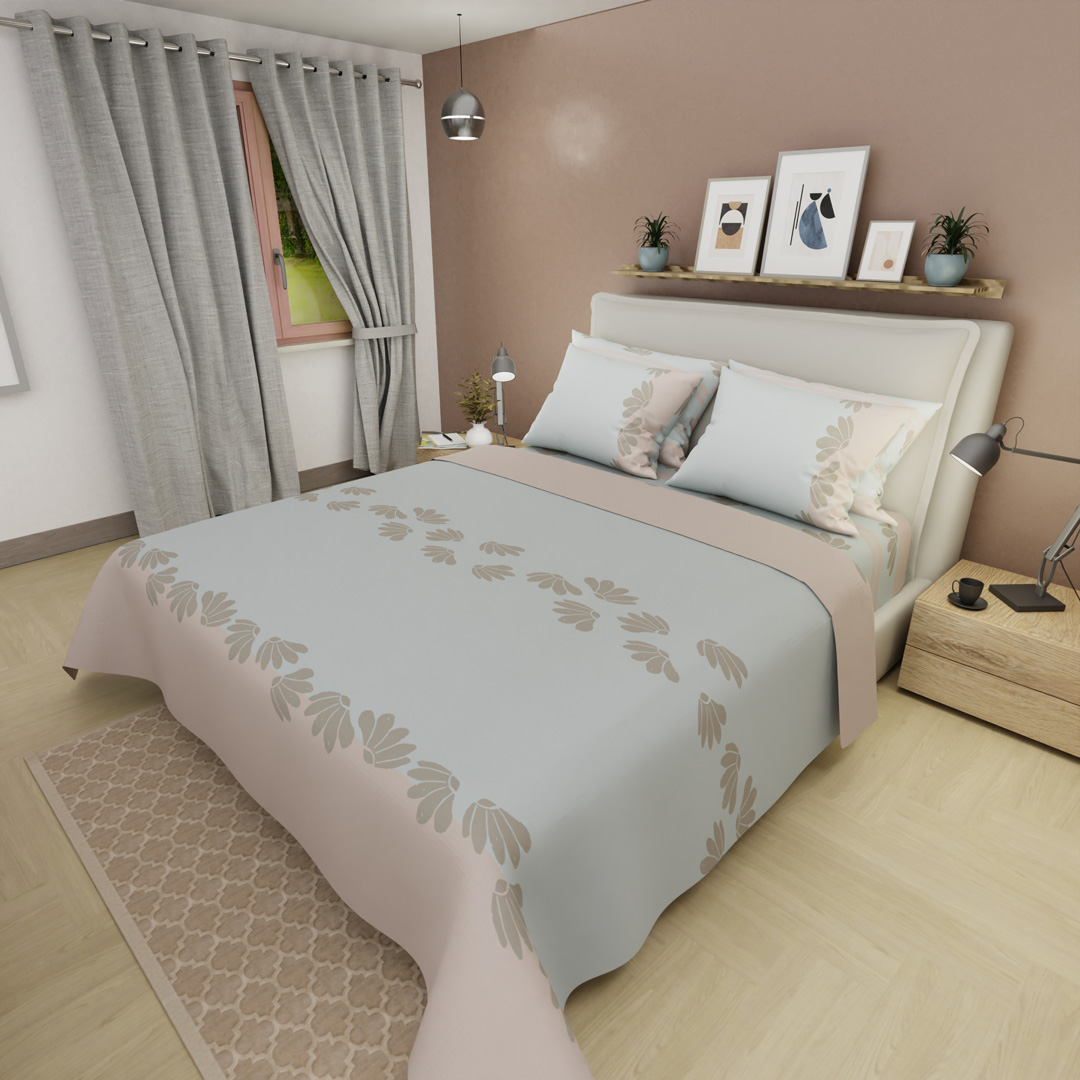 Juego De Sabanas Style 4 Fundas Encanto Pastel