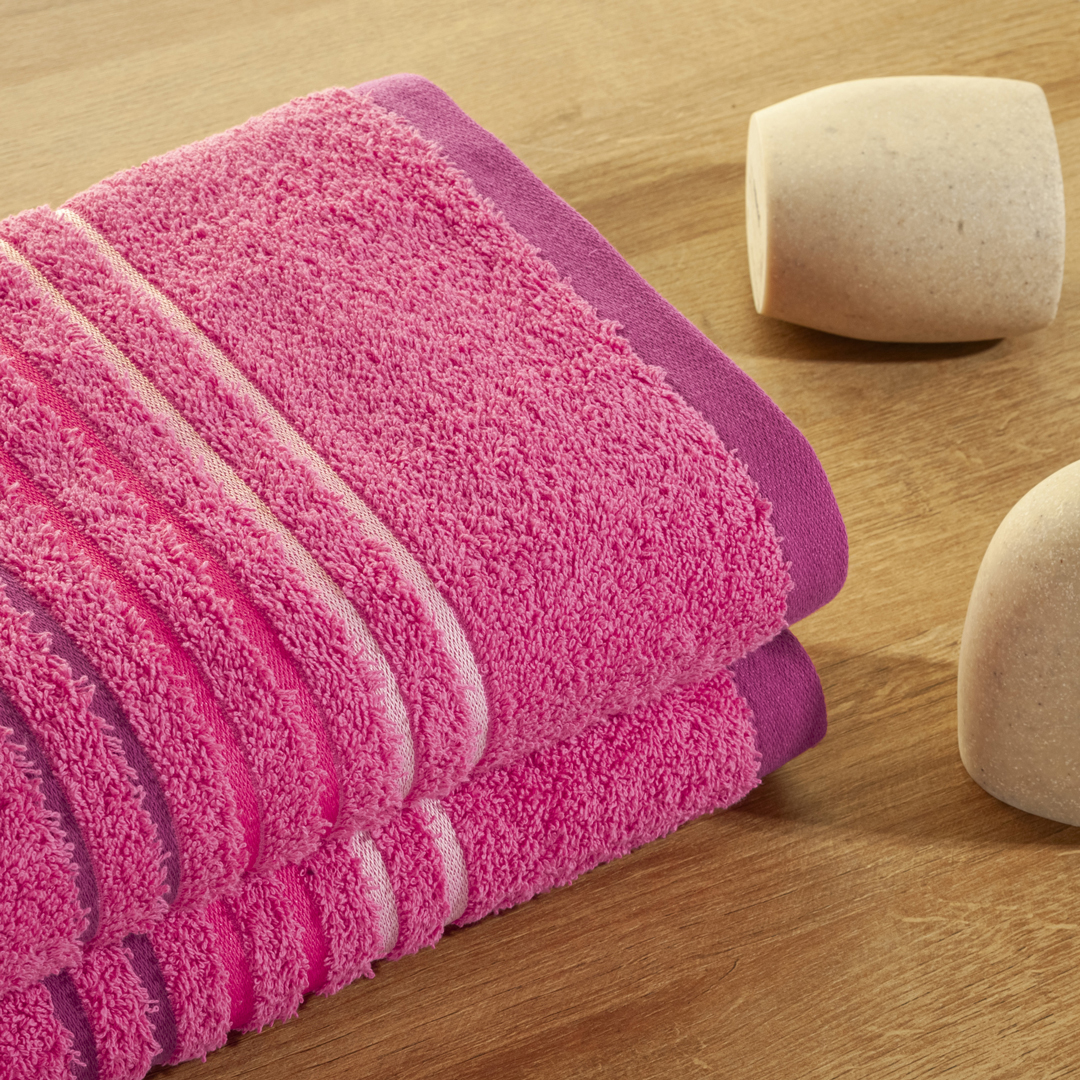 Toalla Mediterráneo Fucsia   550 Gr