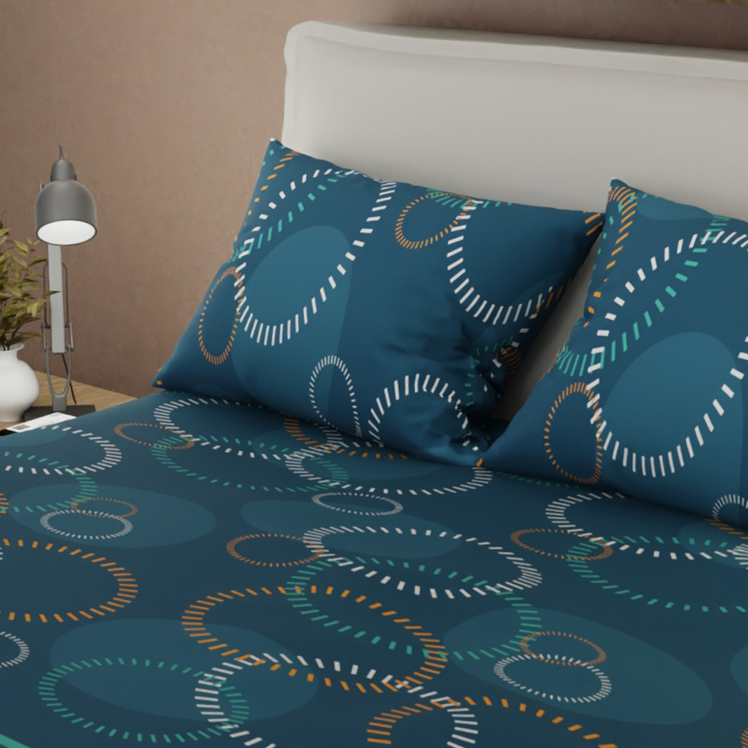 Juego de Sábanas Microfibra Suavizada Energía Circular