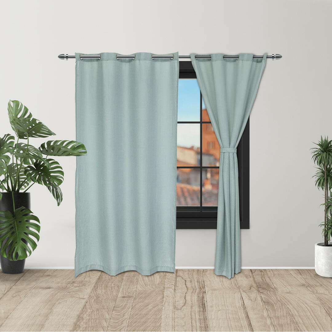 CORTINA RAMIA ARGOLLA ANCESTRAL GRIS AZUL