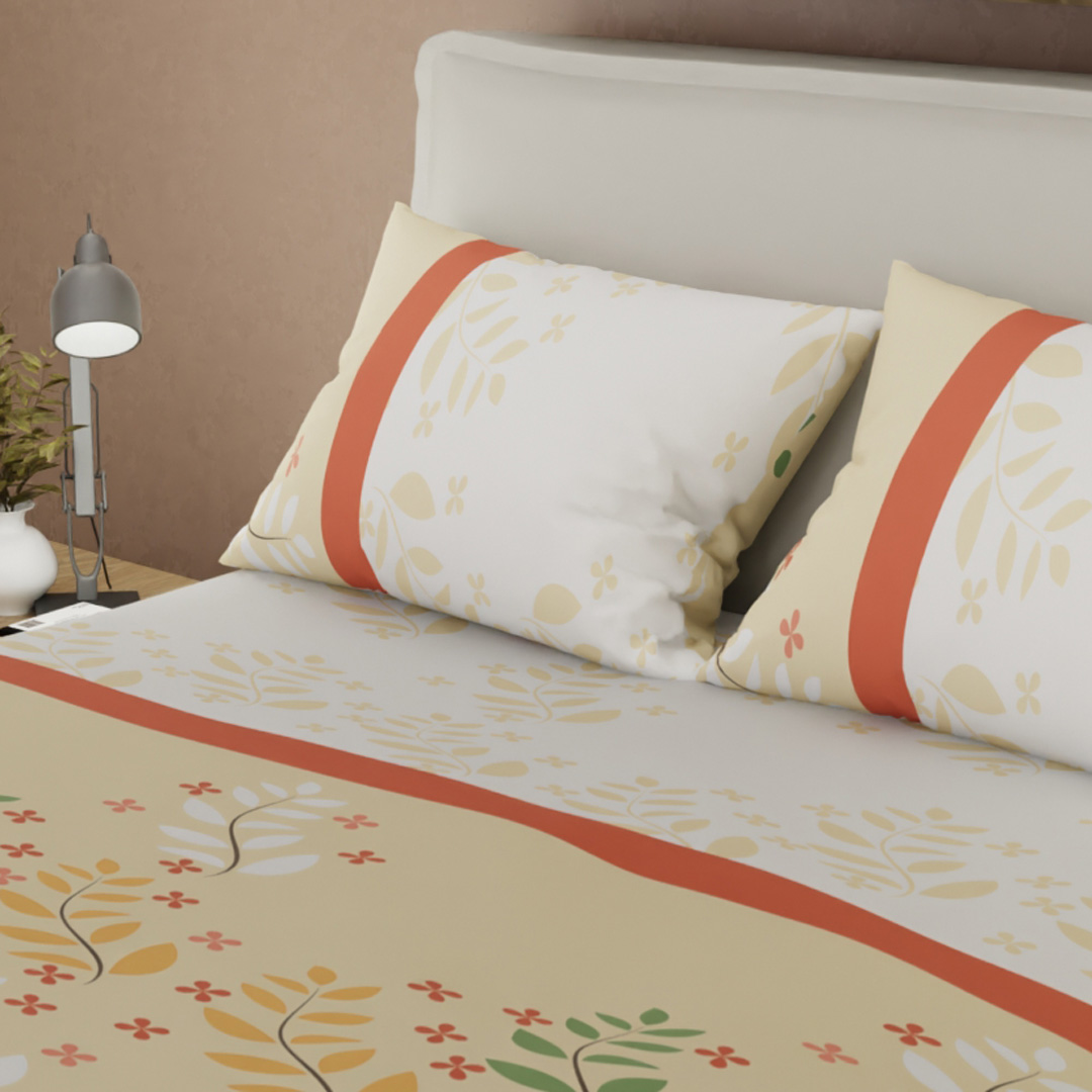 Juego De Sábanas Con Cortinas Jardín de Luz