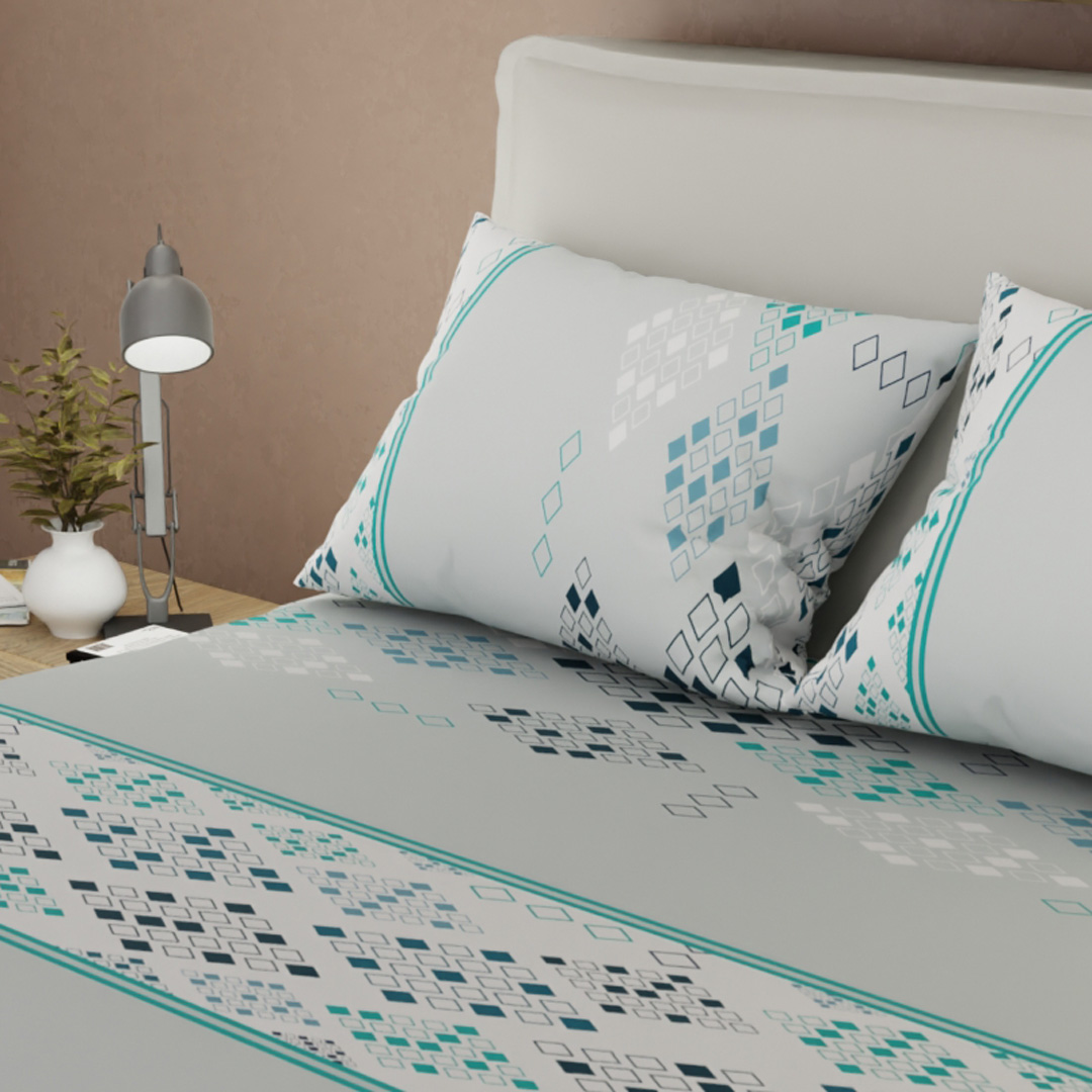 Sábana Ajustable  Prisma Blanco