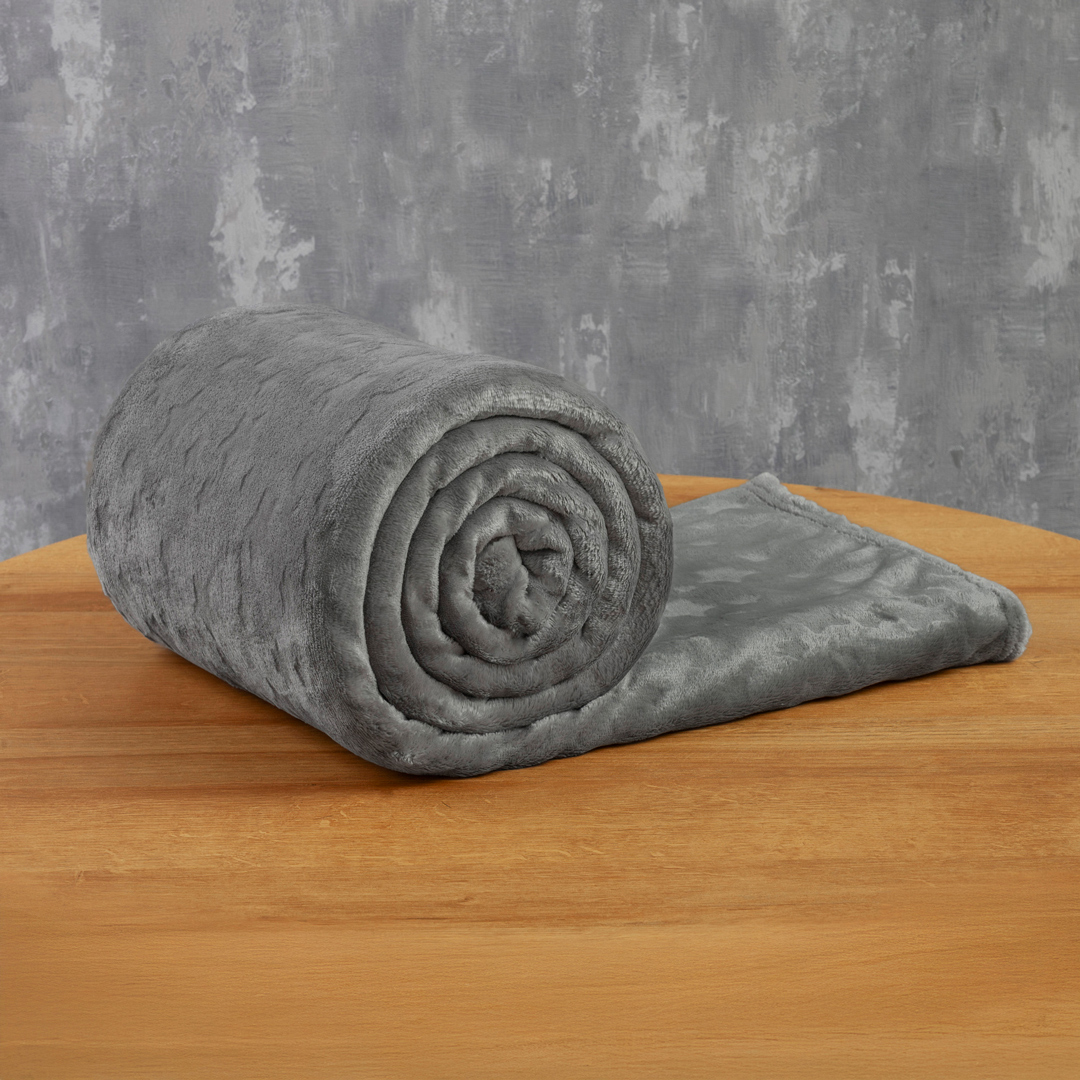 Cobija Comfortsoft Gris Estrellas Suave