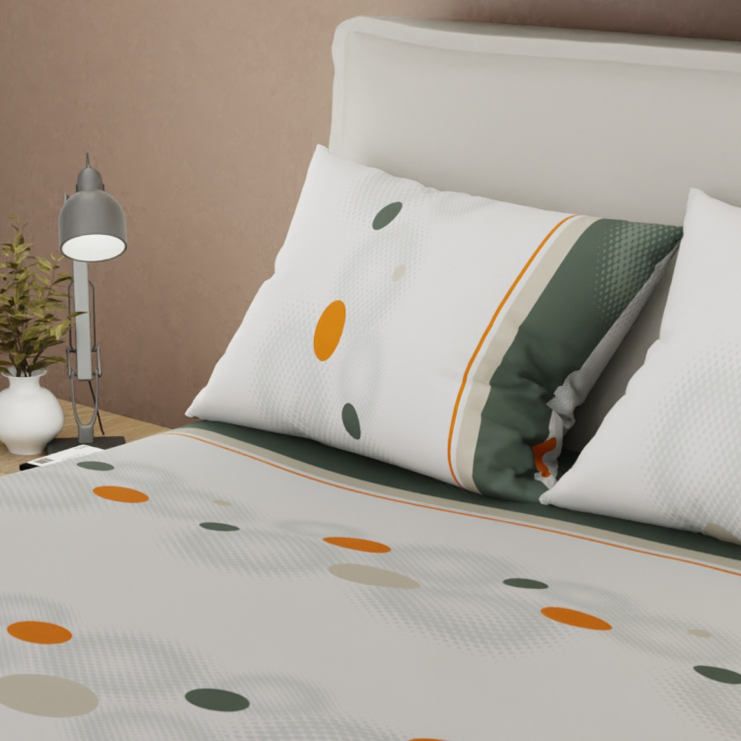 Juego De Sábanas 180 Hilos Atelier Pattern Green