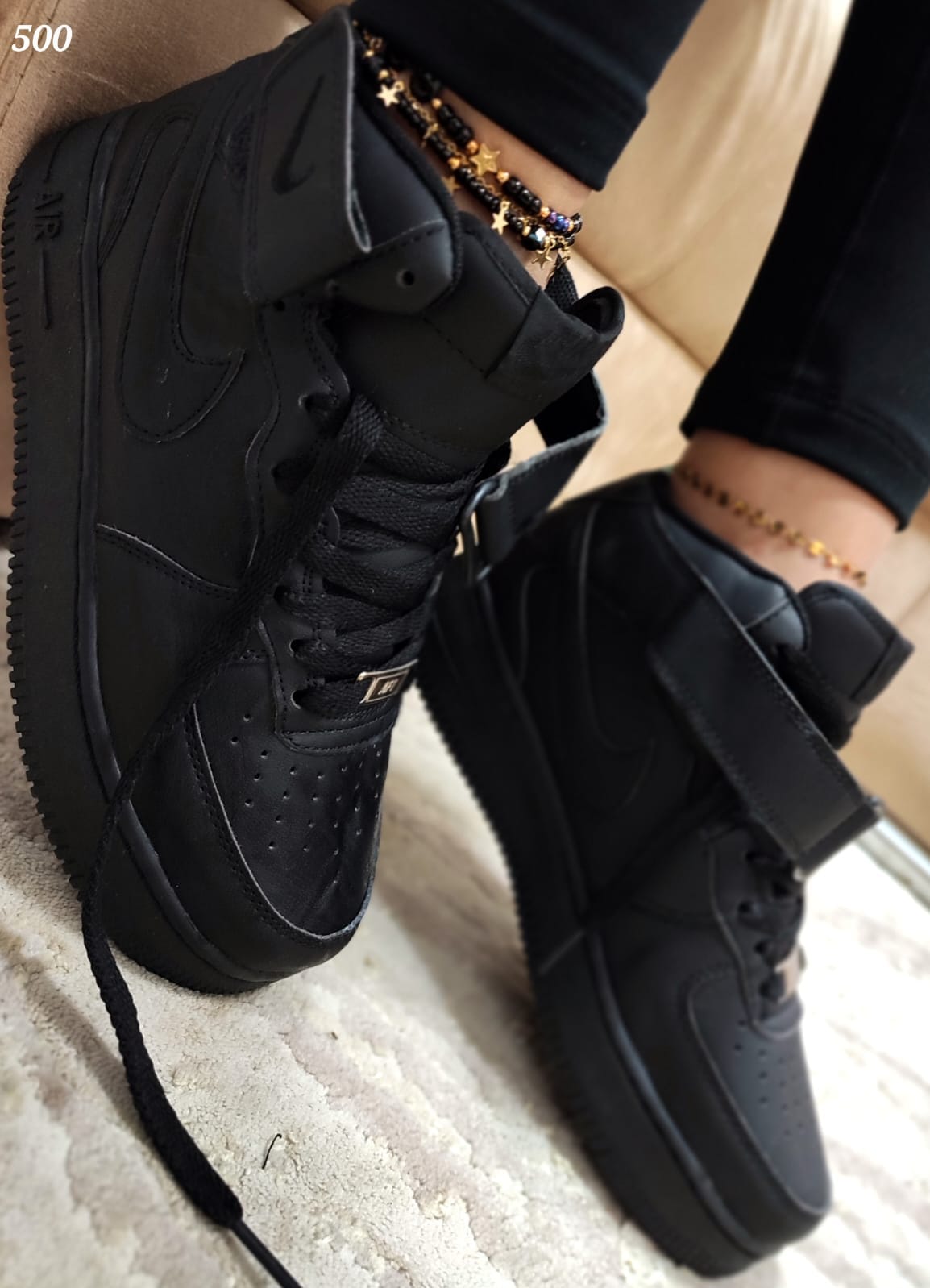 Nike Air Force Mid '07 triple black